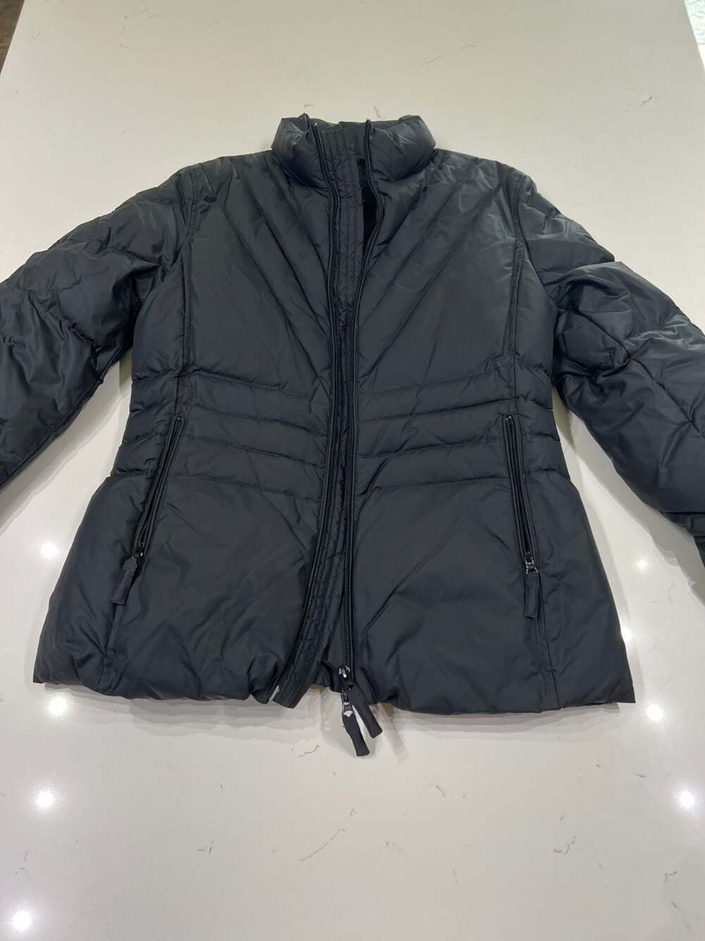 Esprit Collection Black Puffer Jacket Women's Medium Down Fill Size M